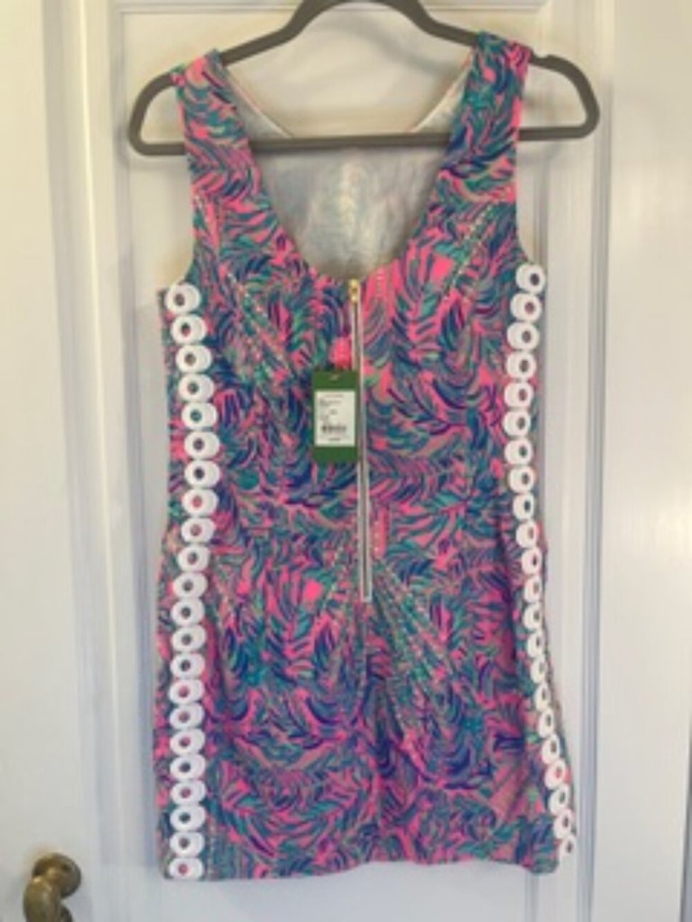 Lilly Pulitzer Mila Shift Dress Pink Sunset Coco Breeze Size 2 NWT - Picture 3 of 3